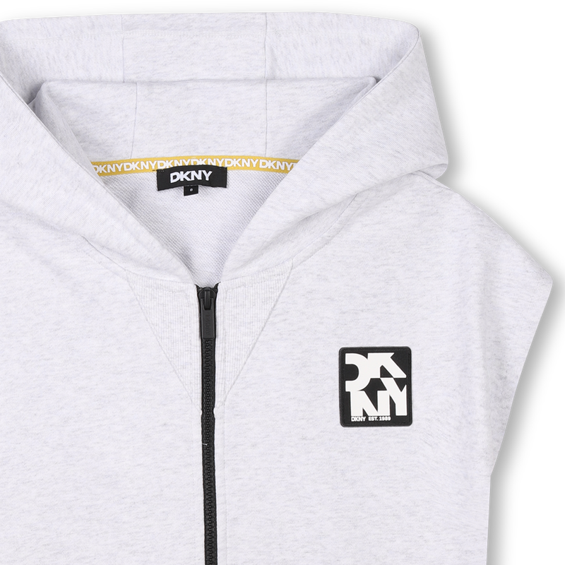 Cardigan senza maniche con zip DKNY 
                        UNISEX