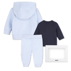 Set pantalone, cardigan e t-shirt BOSS 
                    RAGAZZO