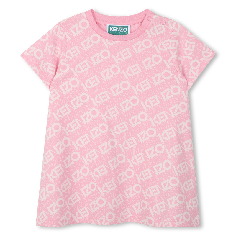 Abito stampato in cotone KENZO KIDS 
                        BAMBINA