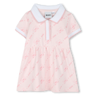 Abito stampato con collo polo BOSS 
                    BAMBINA