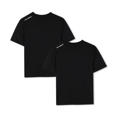 SET DI 2 T-SHIRT A MANICHE CORTE KARL LAGERFELD KIDS RAGAZZO