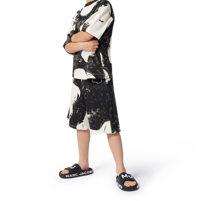 Bermuda con stampa Margherite MARC JACOBS RAGAZZO
