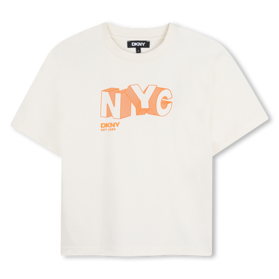 T-SHIRT A MANICHE CORTE DKNY RAGAZZO