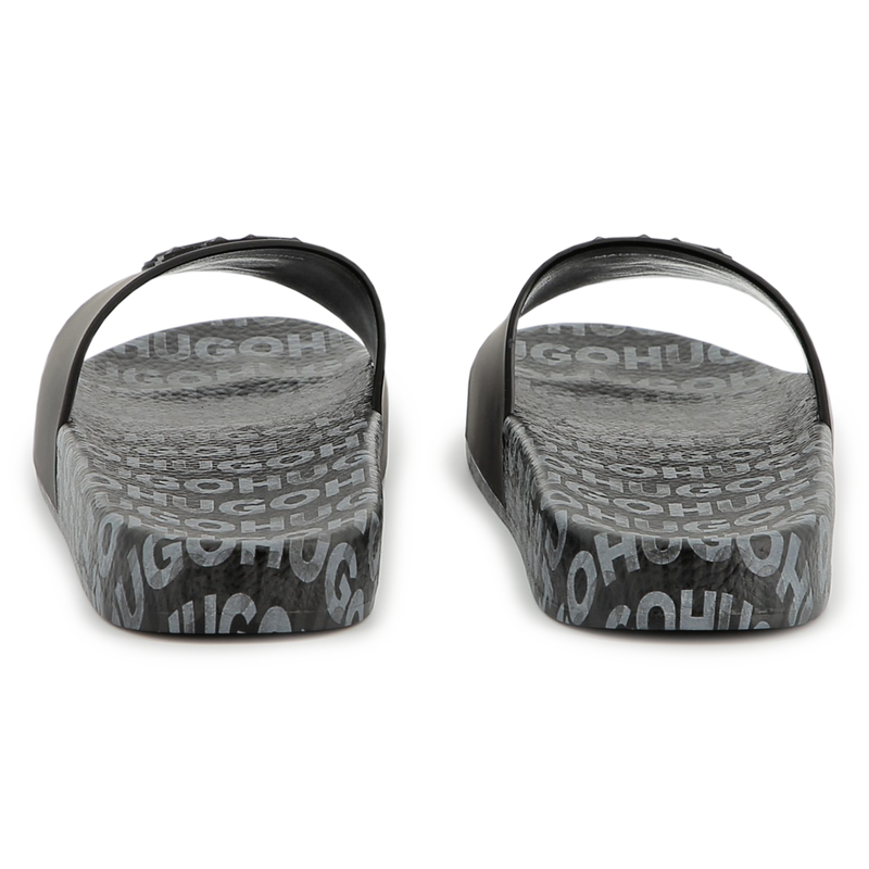 Ciabatte leggere con logo HUGO 
                        RAGAZZO