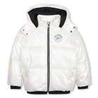 Giacca a vento con cappuccio KARL LAGERFELD KIDS 
                    BAMBINA