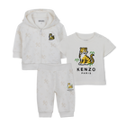 Set t-shirt, cardigan e pantaloni KENZO KIDS 
                    UNISEX