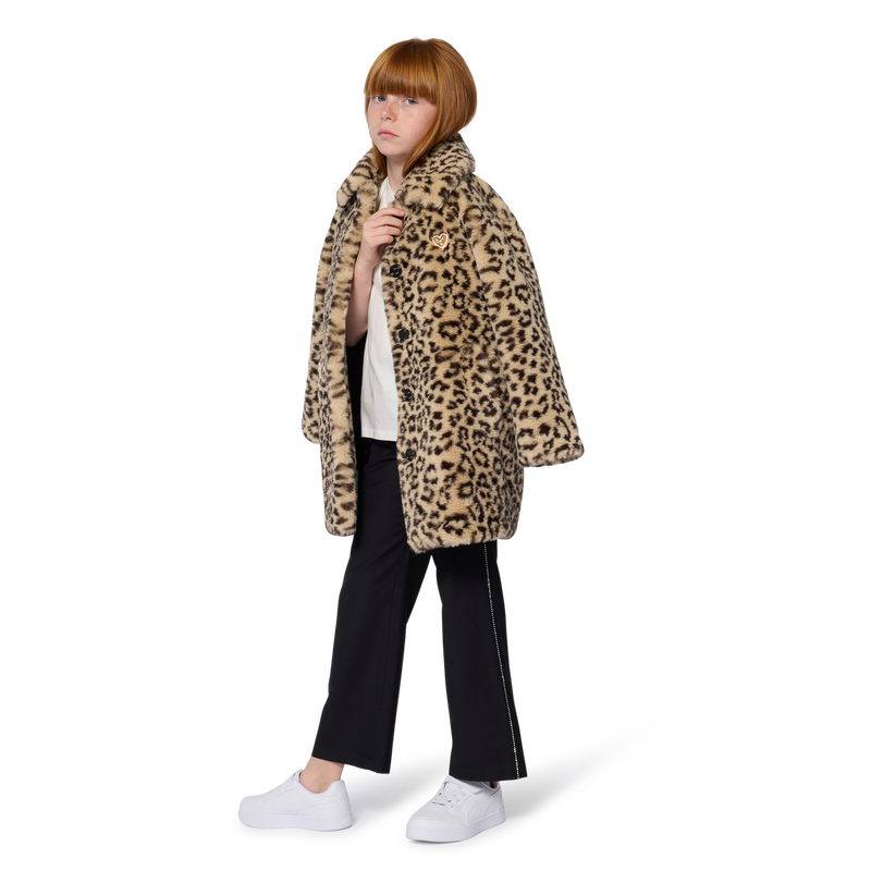 Cappotto lungo in pile SONIA RYKIEL 
                        BAMBINA