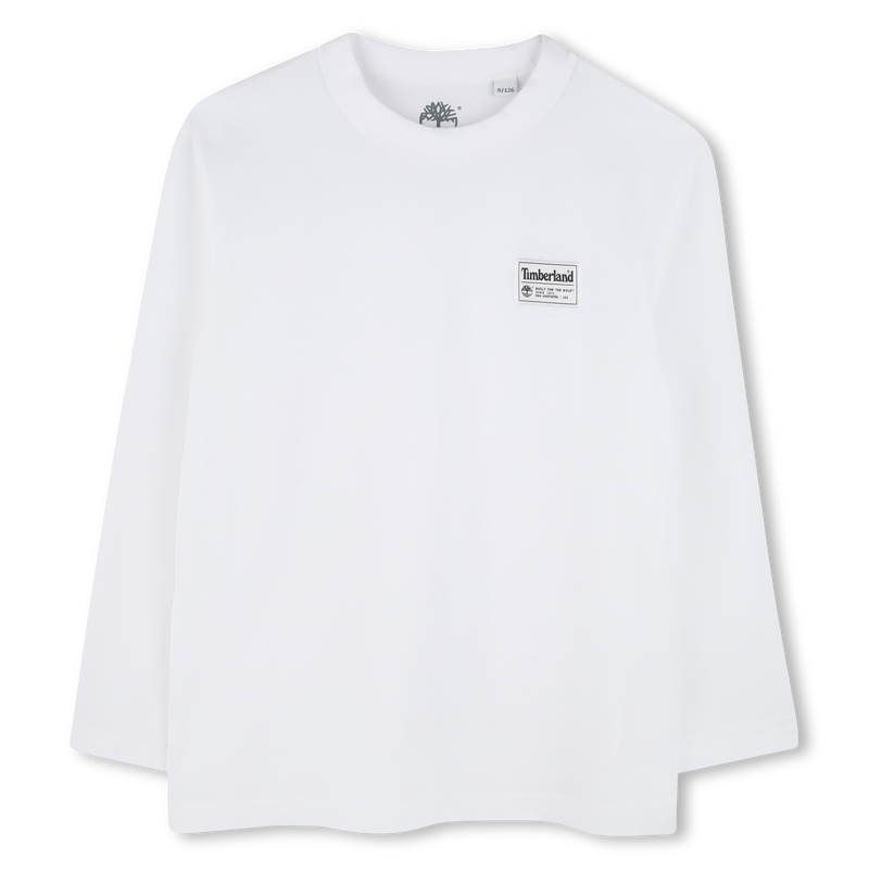 T-shirt tinta unita etichetta TIMBERLAND 
                        RAGAZZO