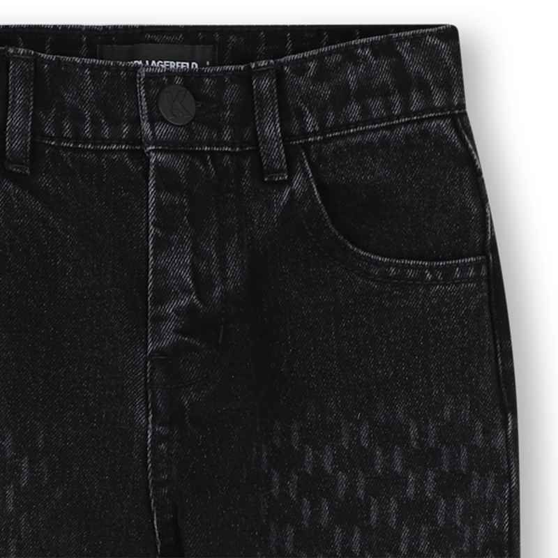Pantaloni in denim KARL LAGERFELD KIDS 
                        RAGAZZO