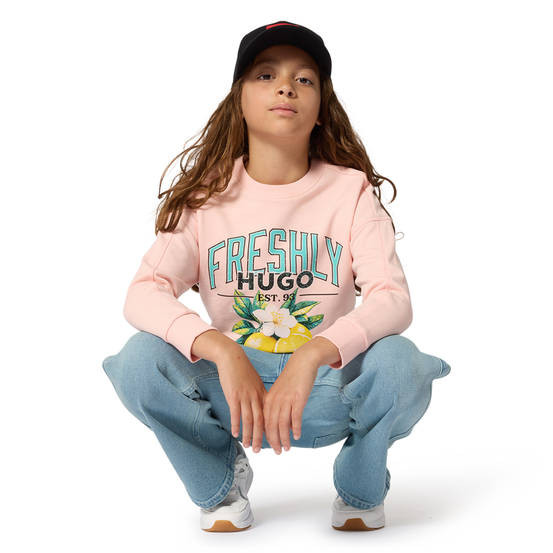 PANTALONI IN DENIM HUGO 
                        BAMBINA