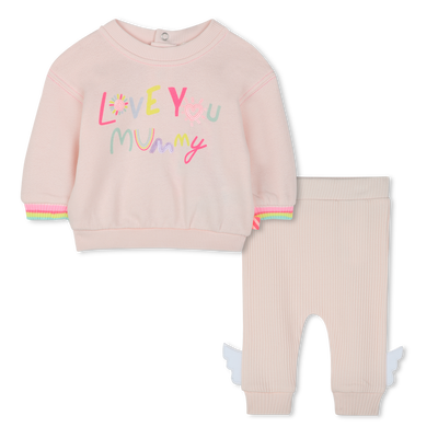 Set felpa e legging BILLIEBLUSH BAMBINA