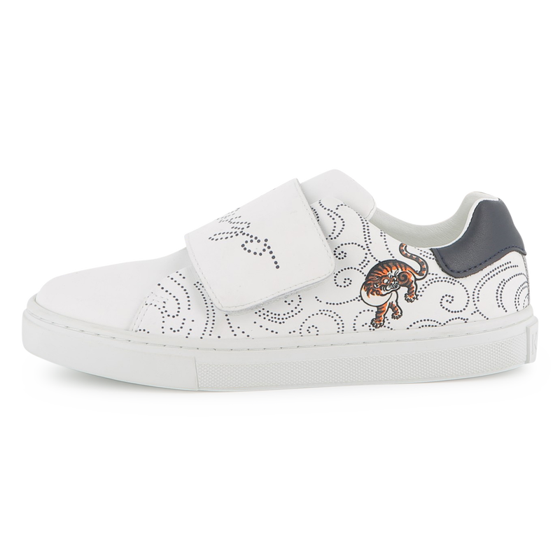 Scarpe da ginnastica in pelle bovina KENZO KIDS 
                        UNISEX