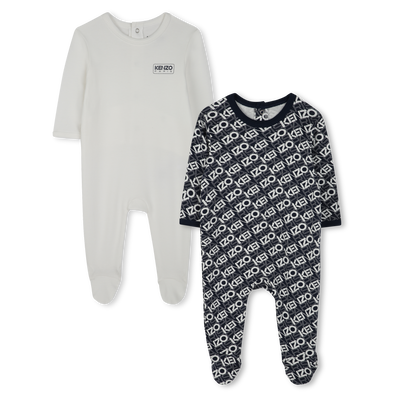 Set 2 pigiami in cotone KENZO KIDS UNISEX