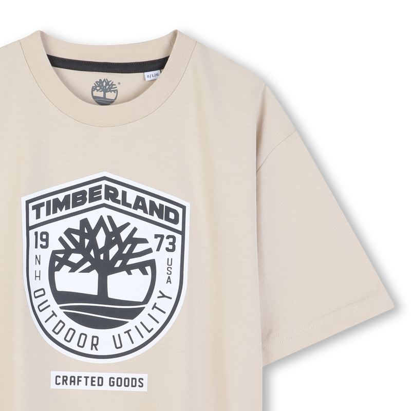 T-SHIRT A MANICHE CORTE TIMBERLAND 
                        RAGAZZO