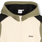 Cardigan con cappuccio BOSS 
                    RAGAZZO