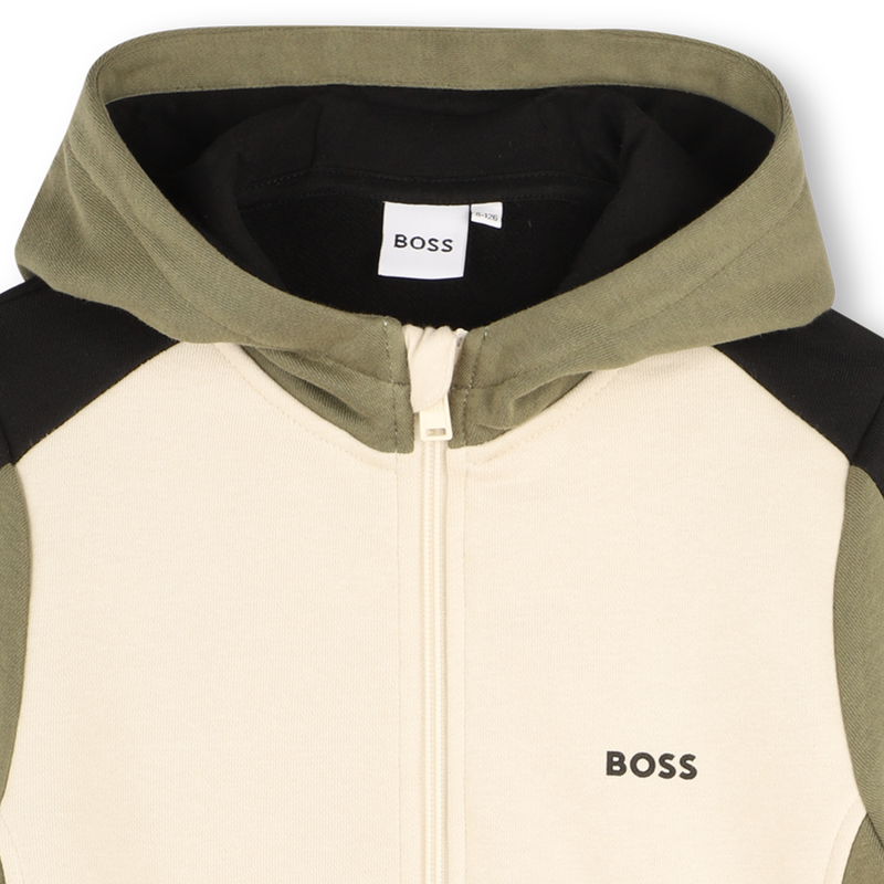 Cardigan con cappuccio BOSS 
                        RAGAZZO