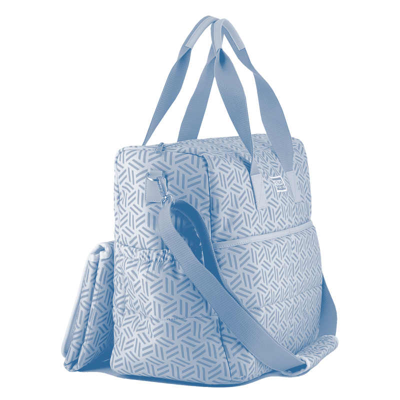 Borsa per pannolini trapuntata in popeline stampat KENZO KIDS 
                        UNISEX