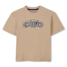 T-shirt con stampa 3D, BEIGE SCURO, hi-res