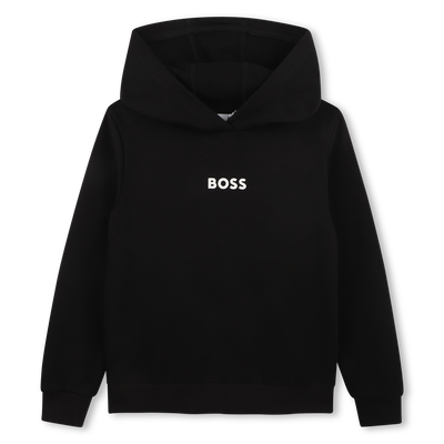 FELPA CON CAPPUCCIO BOSS BAMBINO