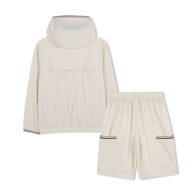 SET GIACCA A VENTO + PANTALONCINI BOSS 
                        RAGAZZO