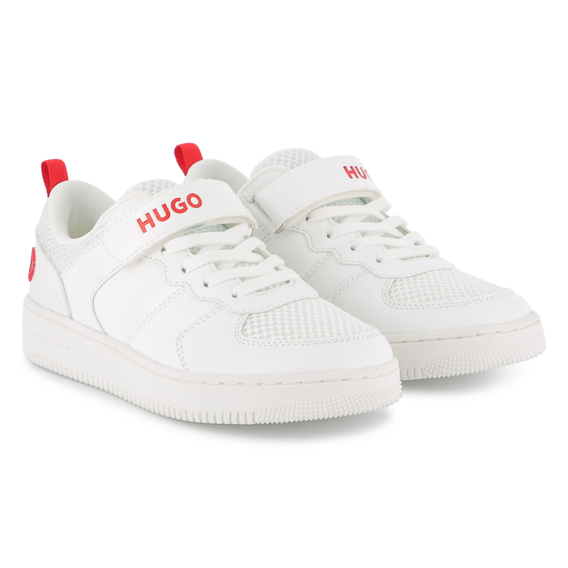 Sneakers stringate con velcro HUGO 
                    RAGAZZO