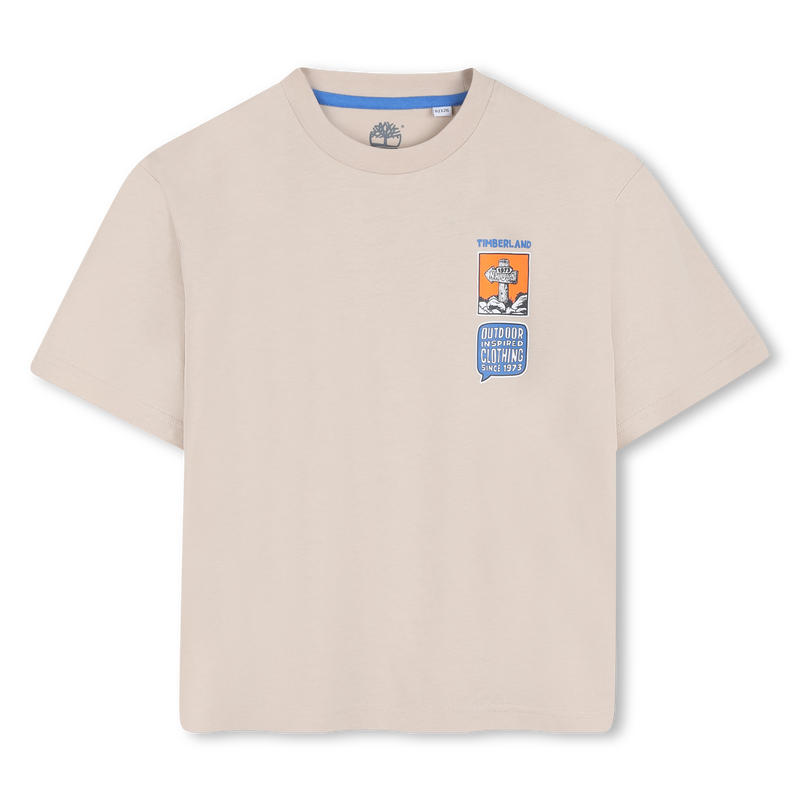 T-SHIRT A MANICHE CORTE TIMBERLAND 
                        RAGAZZO
