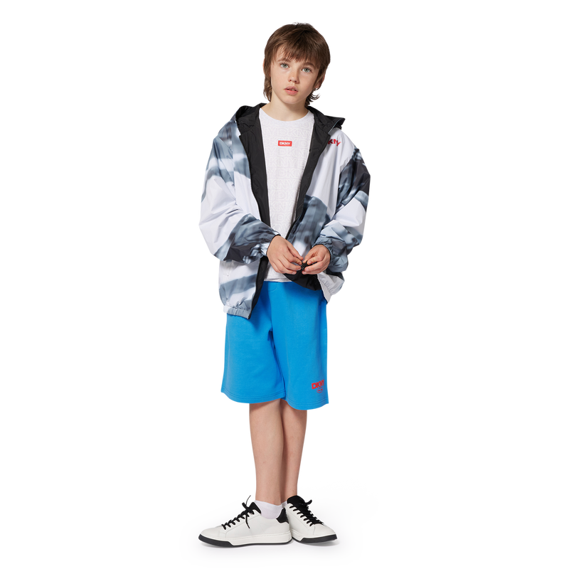 Bermuda in felpa di cotone DKNY 
                        RAGAZZO