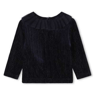 Blusa di velluto CARREMENT BEAU BAMBINA