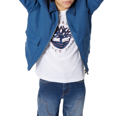 T-shirt logata a maniche corte TIMBERLAND RAGAZZO