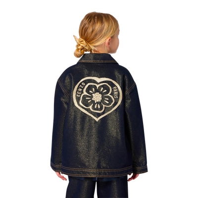 Giacca in denim KENZO KIDS BAMBINA