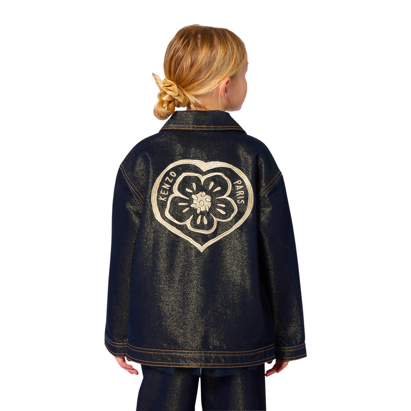 Giacca in denim KENZO KIDS 
                        BAMBINA