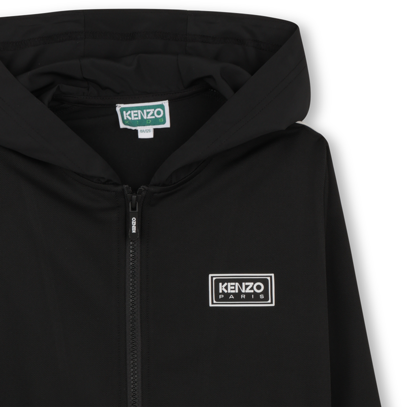 FELPA JOGGER CON CAPPUCCIO KENZO KIDS 
                        RAGAZZO