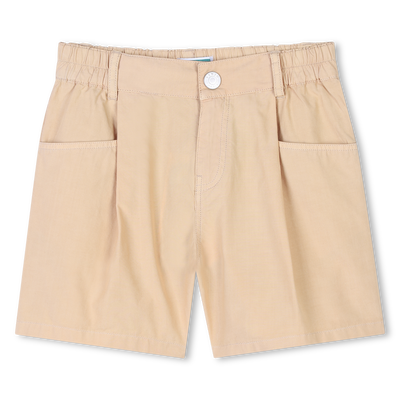 Shorts ricamati con tasche KENZO KIDS BAMBINA