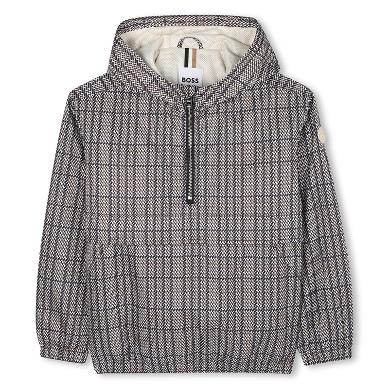 Giacca a vento con cappuccio BOSS 
                        RAGAZZO