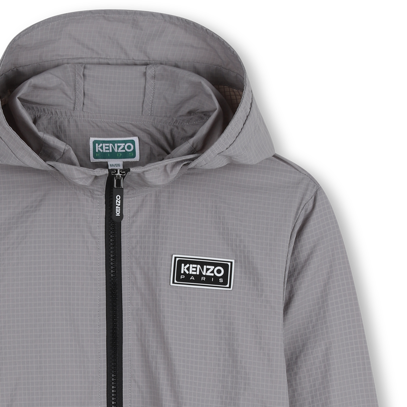 Giacca a vento con cappuccio KENZO KIDS 
                        RAGAZZO