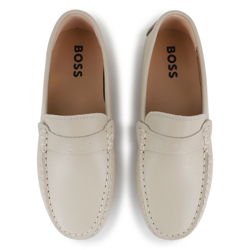 Mocassini in pelle BOSS 
                        RAGAZZO