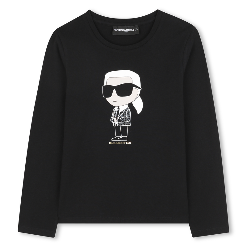 T-shirt a maniche lunghe KARL LAGERFELD KIDS 
                        BAMBINA