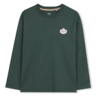 T-shirt a maniche lunghe, VERDE SCURO, hi-res