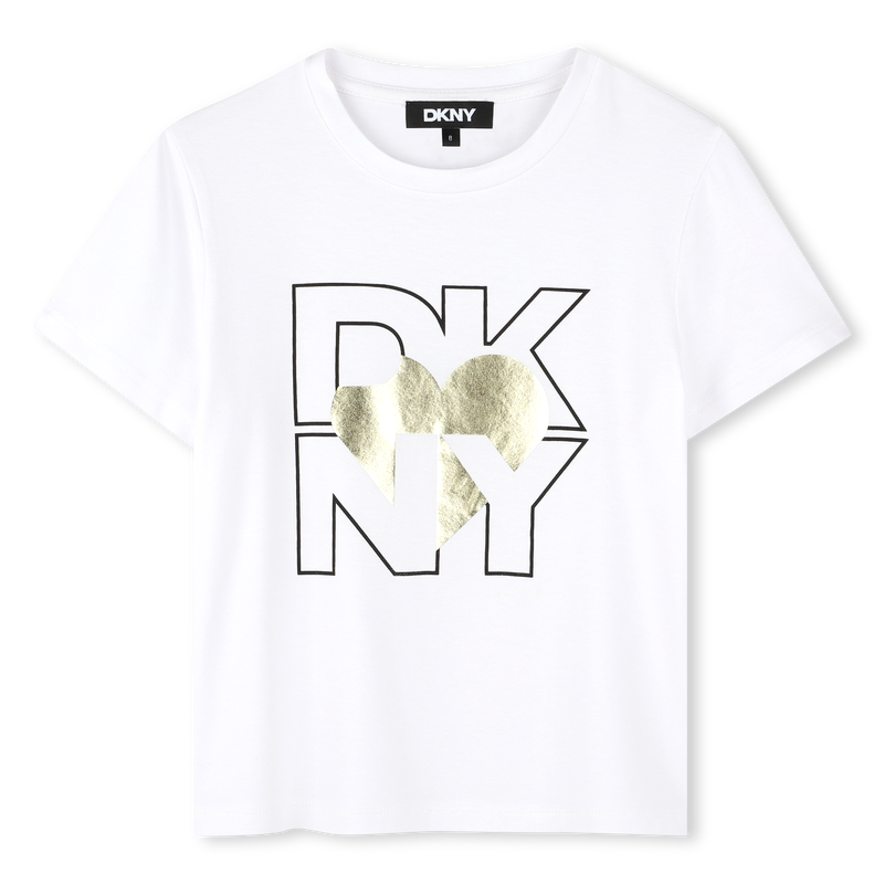 T-shirt a maniche corte DKNY 
                        BAMBINA
