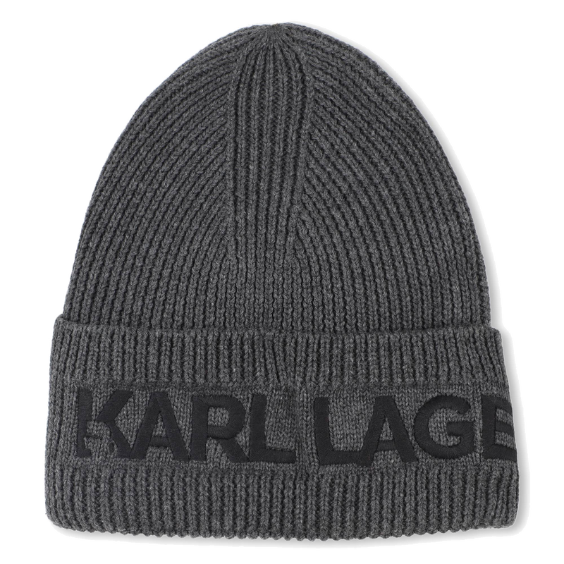 Set cappello lavorato a maglia + scaldacollo KARL LAGERFELD KIDS 
                        RAGAZZO