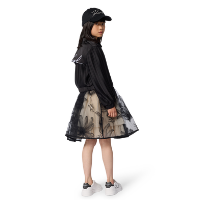 Giacca con maniche plissettate KARL LAGERFELD KIDS BAMBINA