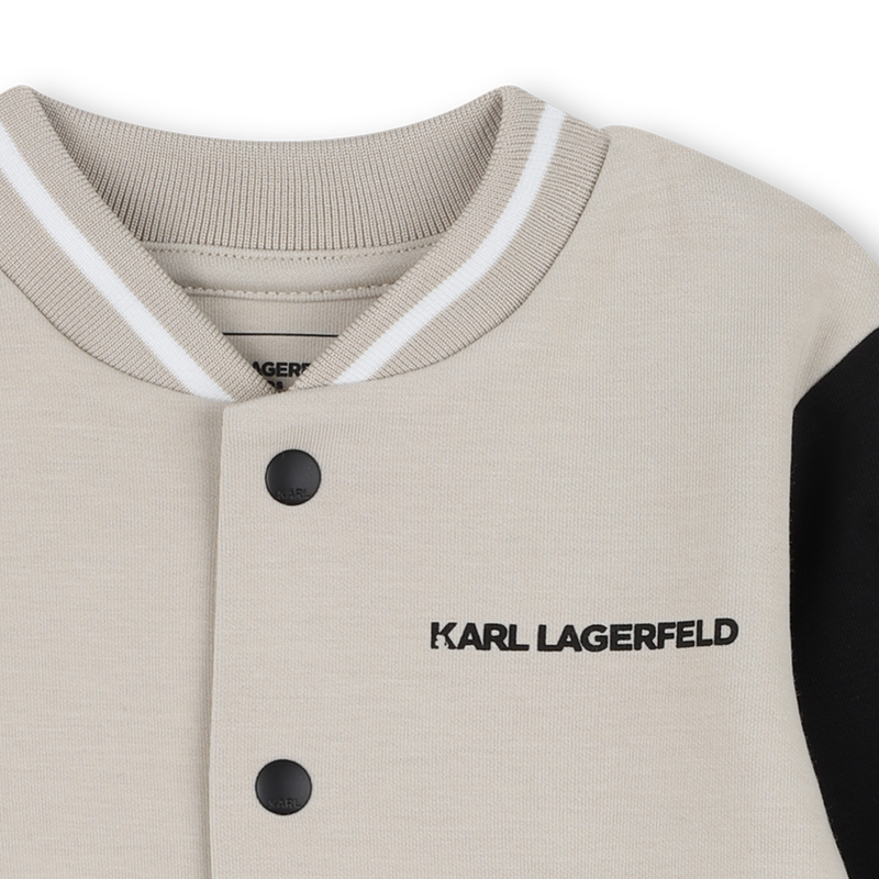 Set cardigan e pantaloni in doppia jersey KARL LAGERFELD KIDS 
                        RAGAZZO