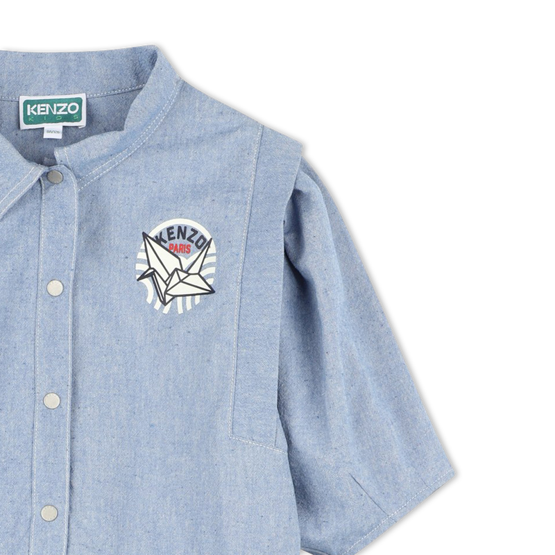 Chemisier in cotone KENZO KIDS 
                        BAMBINA