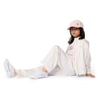 Felpa con cappuccio e zip KARL LAGERFELD KIDS 
                    BAMBINA