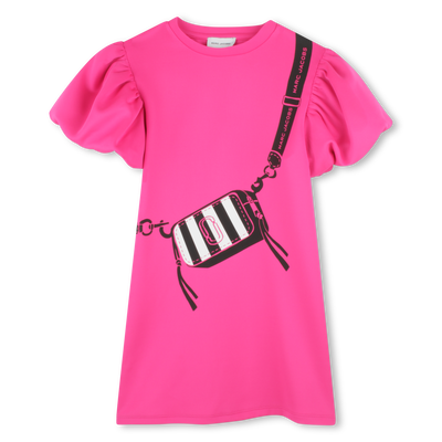 Vestito foderato maniche corte MARC JACOBS BAMBINA