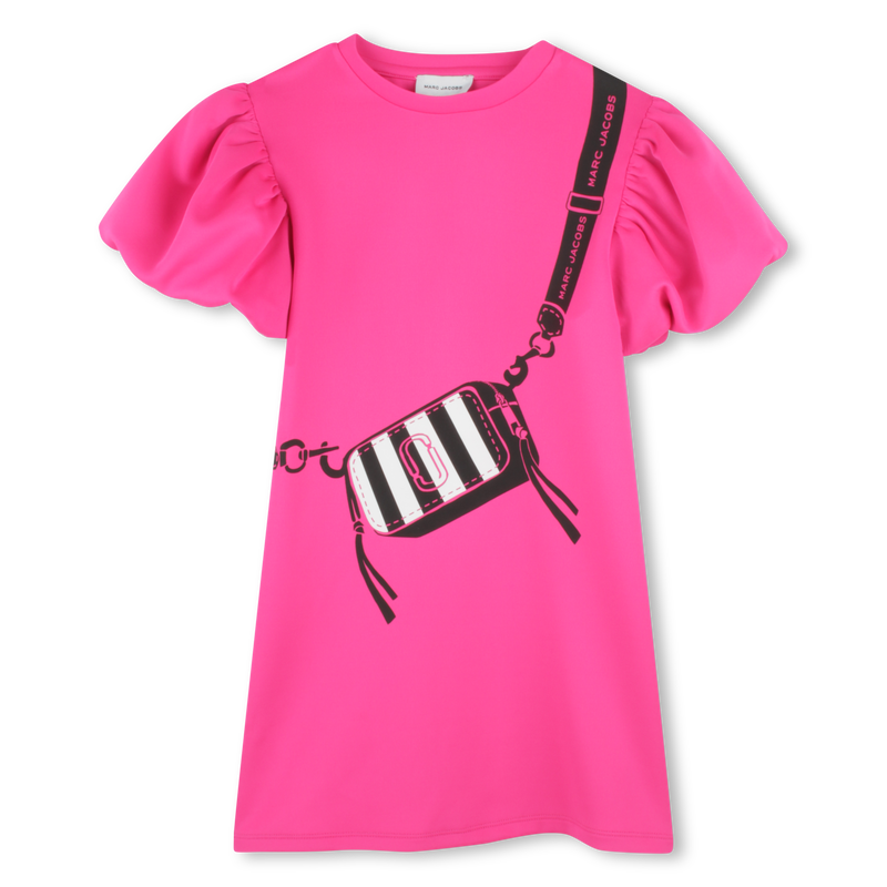 Vestito foderato maniche corte MARC JACOBS 
                        BAMBINA