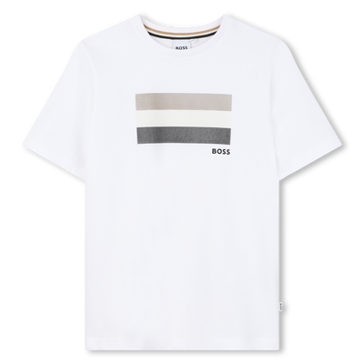 T-SHIRT A MANICHE CORTE BOSS RAGAZZO