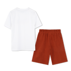 T-shirt e shorts in cotone BOSS 
                    RAGAZZO
