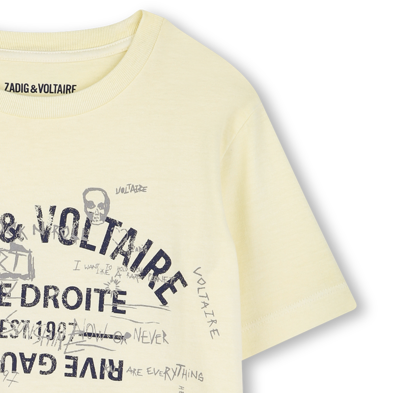 T-shirt a maniche corte ZADIG & VOLTAIRE 
                        RAGAZZO