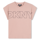 T-shirt a maniche corte DKNY 
                    BAMBINA